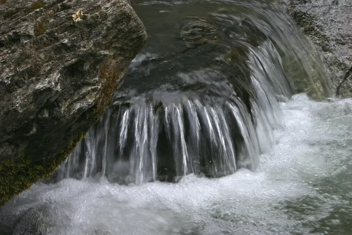Framed Print : Mountain River Waterfall Print Framed Print : Mountain River Waterfall Print