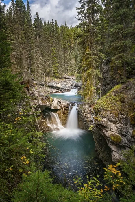 Framed Print : Small Waterfall Print, Johnston Canyon, Banff National Park Framed Print : Small Waterfall Print, Johnston Canyon, Banff National Park
