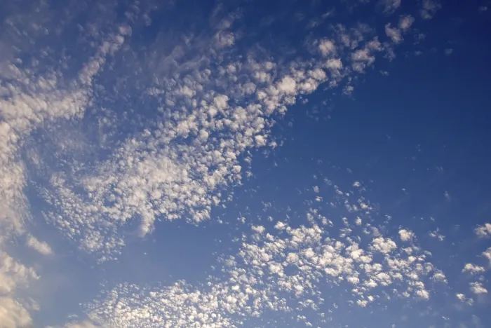 Framed Print : Small White Clouds Print: Blue Sky Landscape Framed Print : Small White Clouds Print: Blue Sky Landscape