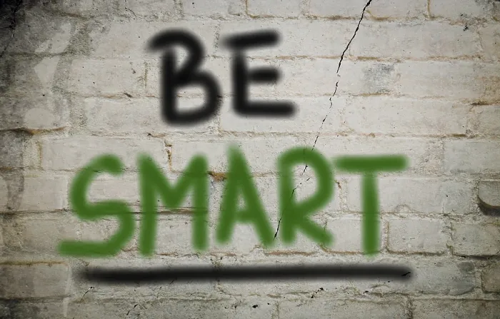 Framed Print : Be Smart Concept Print Framed Print : Be Smart Concept Print