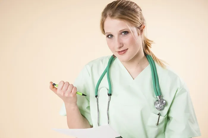 Framed Print : Smiling Nurse Print Framed Print : Smiling Nurse Print