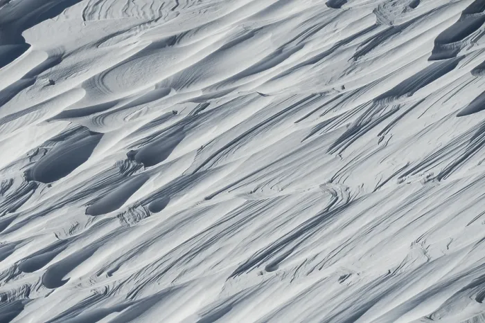 Framed Print : Snow Surface Print, Molltal Glacier, Austria Framed Print : Snow Surface Print, Molltal Glacier, Austria