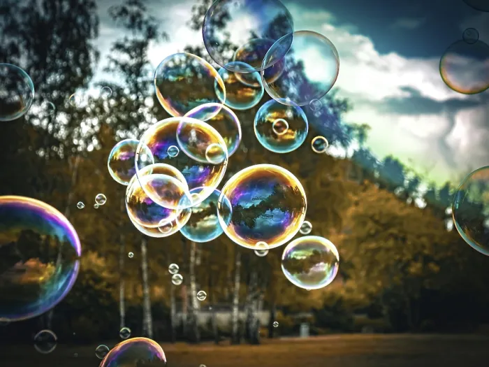 Framed Print : Soap Bubbles Print