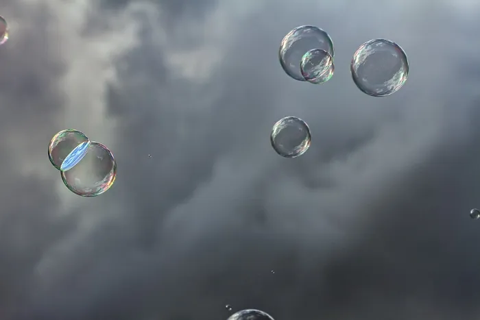 Framed Print : Iridescent Soap Bubbles Print Framed Print : Iridescent Soap Bubbles Print