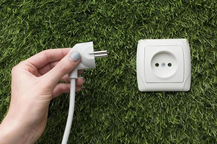 Framed Print : Socket with charger Print
