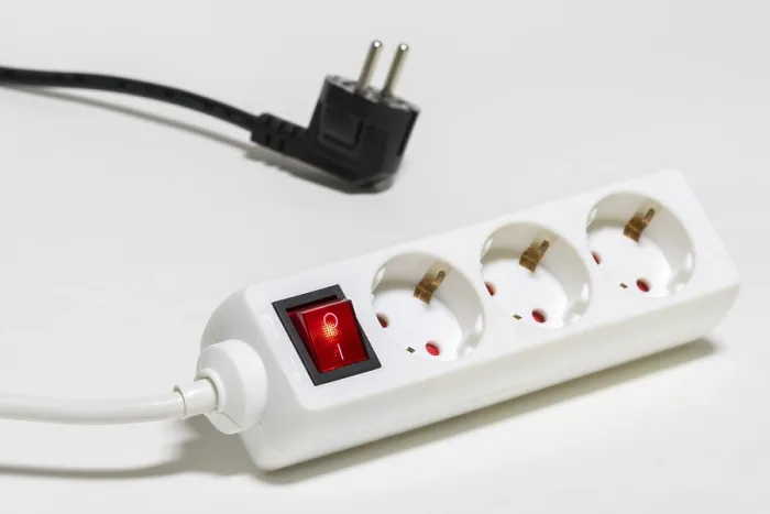 Framed Print : Socket Strip Print: Electrical Appliance Connector Framed Print : Socket Strip Print: Electrical Appliance Connector