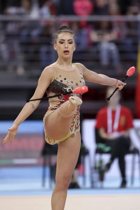 Framed Print : Rhythmic Gymnastics World Cup Sofia 2018 Print