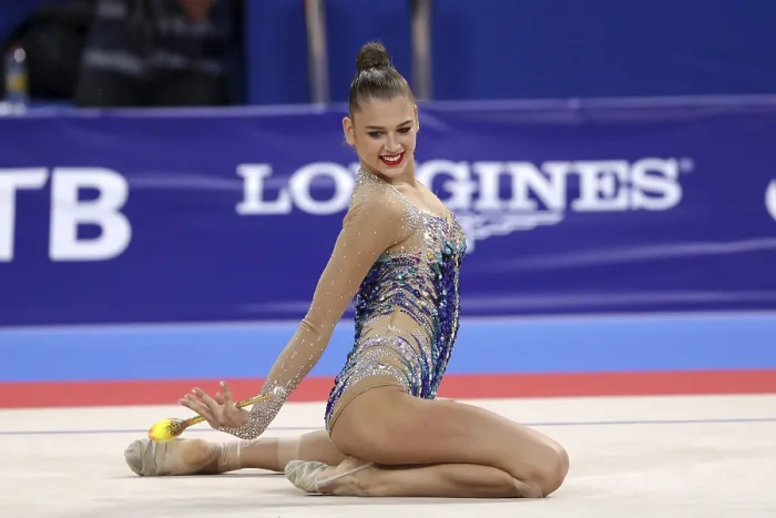 Framed Print : Rhythmic Gymnastics Print - Sofia, Bulgaria 2018 Framed Print : Rhythmic Gymnastics Print - Sofia, Bulgaria 2018