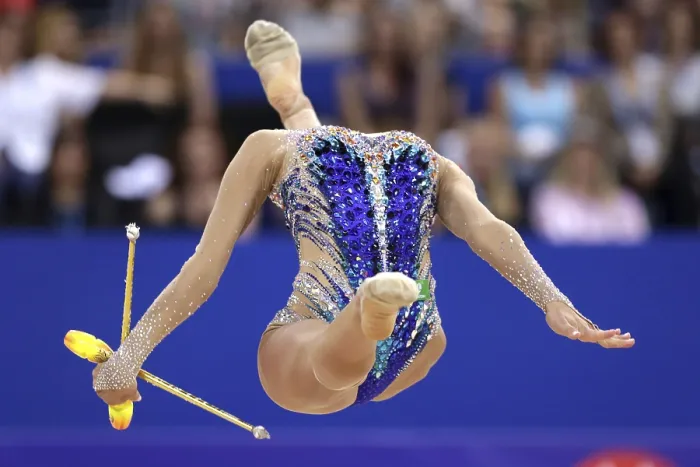 Framed Print : Rhythmic Gymnastics Print - Sofia, Bulgaria 2018 Framed Print : Rhythmic Gymnastics Print - Sofia, Bulgaria 2018
