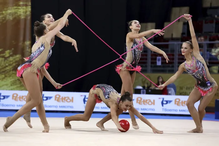 Framed Print : Rhythmic Gymnastics Print - Sofia, Bulgaria 2018 Framed Print : Rhythmic Gymnastics Print - Sofia, Bulgaria 2018