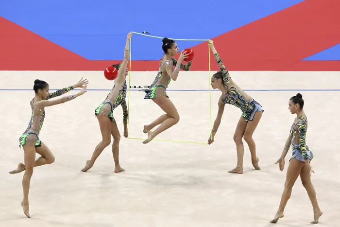 Framed Print : Rhythmic Gymnastics Print - Sofia, Bulgaria 2018 Framed Print : Rhythmic Gymnastics Print - Sofia, Bulgaria 2018
