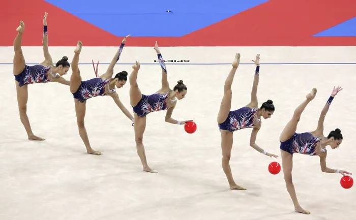 Framed Print : Rhythmic Gymnastics Print - Sofia, Bulgaria 2018 Framed Print : Rhythmic Gymnastics Print - Sofia, Bulgaria 2018