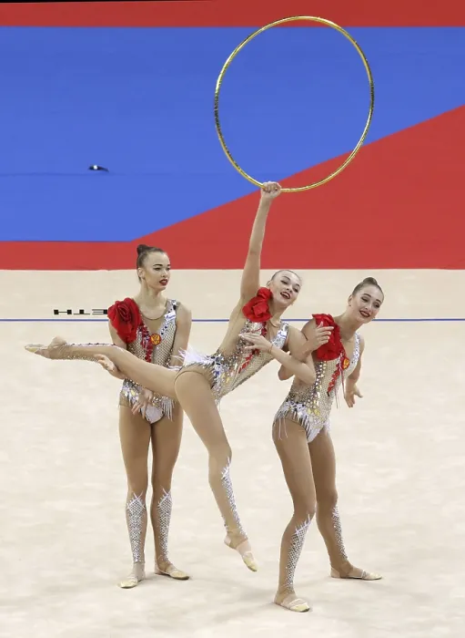 Framed Print : Rhythmic Gymnastics Print - Sofia, Bulgaria 2018 Framed Print : Rhythmic Gymnastics Print - Sofia, Bulgaria 2018