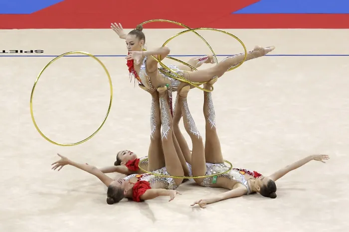 Framed Print : Rhythmic Gymnastics Print - Sofia, Bulgaria 2018 Framed Print : Rhythmic Gymnastics Print - Sofia, Bulgaria 2018