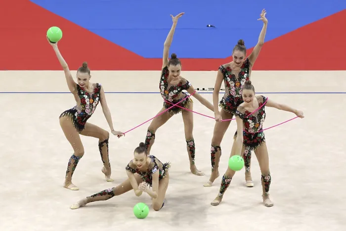 Framed Print : Rhythmic Gymnastics Print: Sofia, Bulgaria 2018 Framed Print : Rhythmic Gymnastics Print: Sofia, Bulgaria 2018