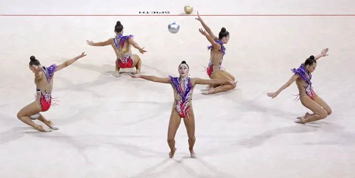 Framed Print : Rhythmic Gymnastics Sofia World Cup Print, 2021 Framed Print : Rhythmic Gymnastics Sofia World Cup Print, 2021