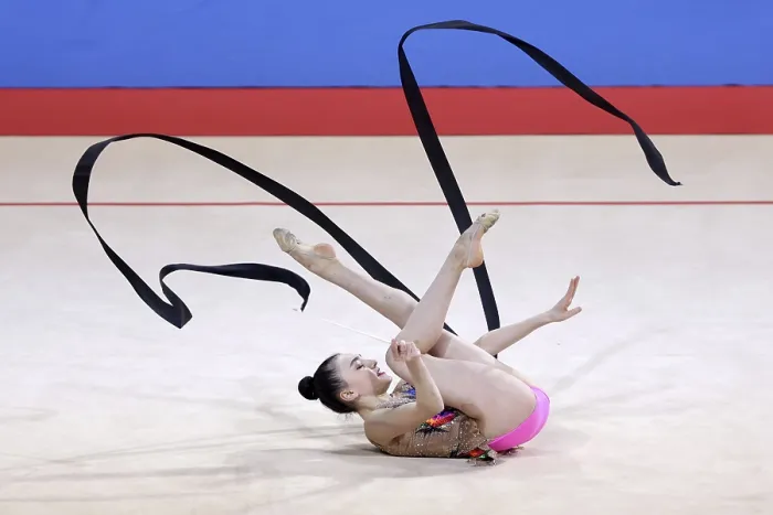 Framed Print : Rhythmic Gymnastics Sofia World Cup Print - 27 March 2021 Framed Print : Rhythmic Gymnastics Sofia World Cup Print - 27 March 2021