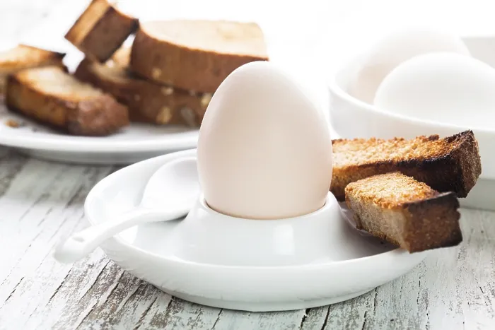 Framed Print : The Soft-Boiled Whole Egg in an Eggcup with Toasted Bread Print Framed Print : The Soft-Boiled Whole Egg in an Eggcup with Toasted Bread Print
