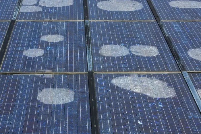 Framed Print : Solar Panels with Spots Print Framed Print : Solar Panels with Spots Print