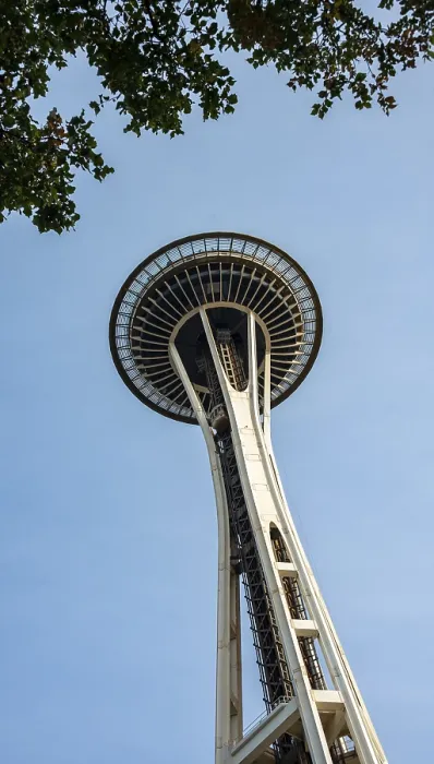 Framed Print : Space Needle Observation Tower Print, Seattle, Washington Framed Print : Space Needle Observation Tower Print, Seattle, Washington