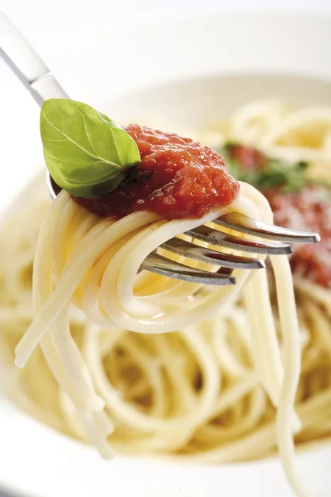 Framed Print : Spaghetti Bolognese Print on a Fork Framed Print : Spaghetti Bolognese Print on a Fork