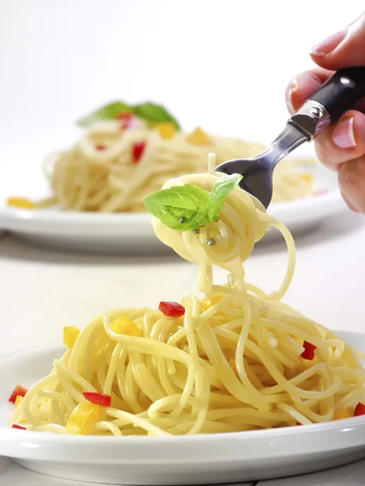 Framed Print : Spaghetti with Fork Print Framed Print : Spaghetti with Fork Print