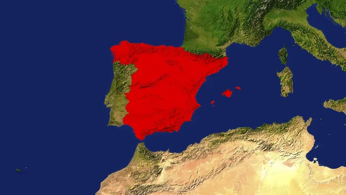 Framed Print : Red Spain Print from imageBROKER Framed Print : Red Spain Print from imageBROKER