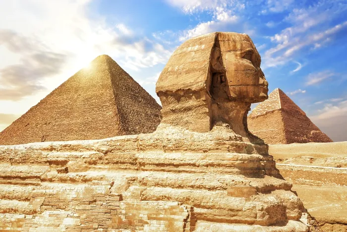 Framed Print : Close-up Print of the Great Sphinx