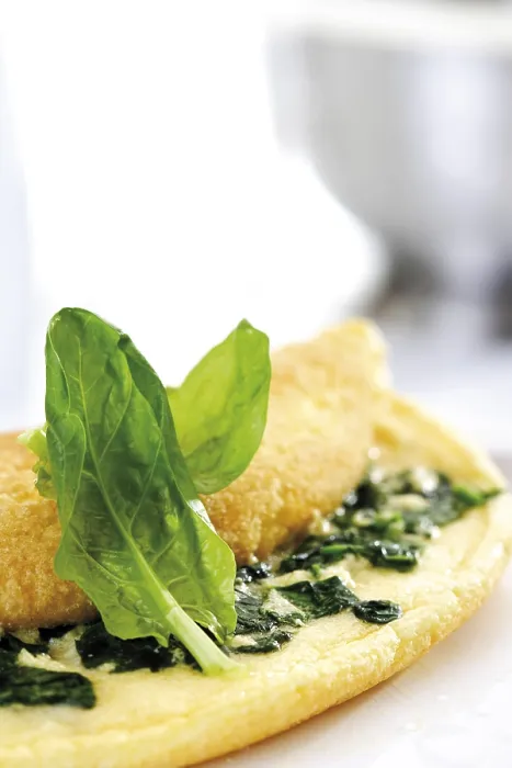 Framed Print : Spinach Omelet Print Framed Print : Spinach Omelet Print