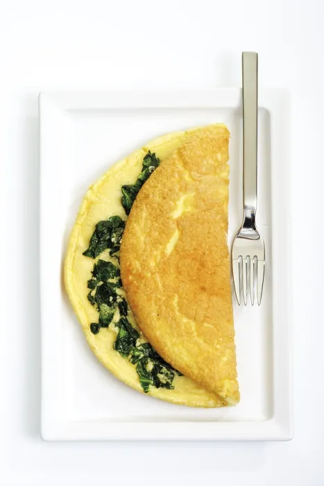 Framed Print : Spinach Omelet Print Framed Print : Spinach Omelet Print