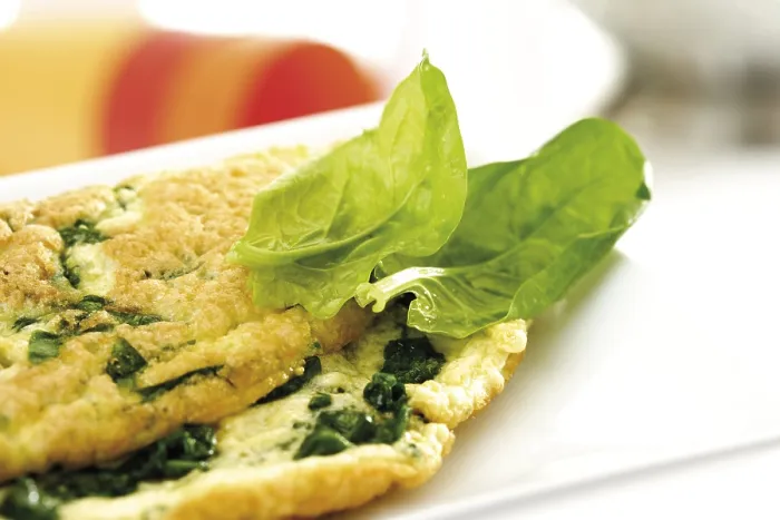 Framed Print : Spinach Omelet Print Framed Print : Spinach Omelet Print