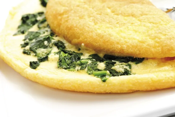Framed Print : Spinach Omelet Print Framed Print : Spinach Omelet Print