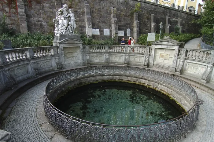 Framed Print : Donaueschingen Spring Print, Danube Source