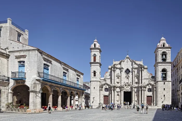 Framed Print : Havana Cathedral Square Print, Cuba