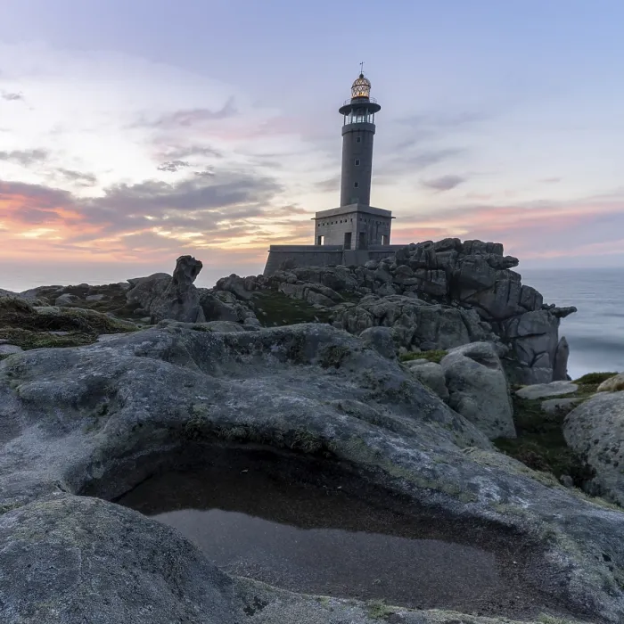 Framed Print : Punta Nariga Lighthouse Print at Sunset Framed Print : Punta Nariga Lighthouse Print at Sunset
