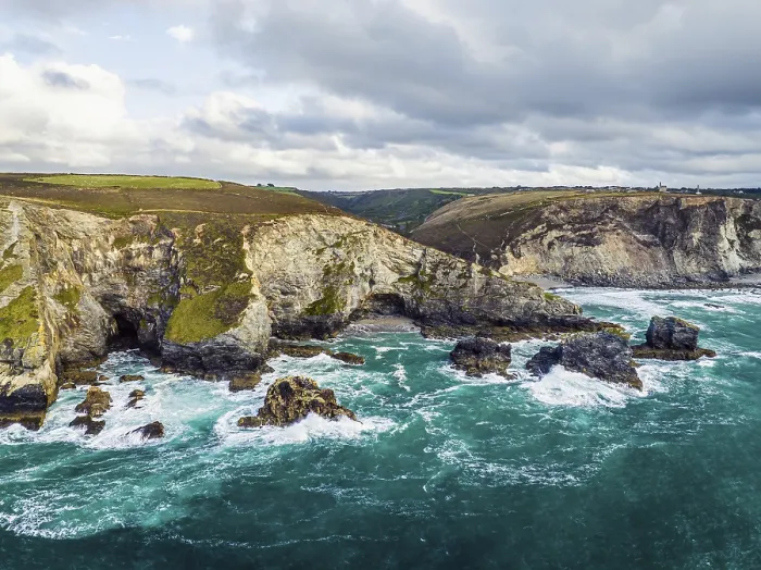 Framed Print : St Agnes Cliffs Print, Cornwall Coastline Framed Print : St Agnes Cliffs Print, Cornwall Coastline
