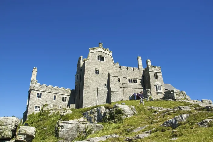 Framed Print : St. Michael's Mount Print, Cornwall, England Framed Print : St. Michael's Mount Print, Cornwall, England