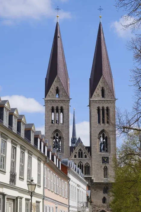 Framed Print : St Stephanus and Sixtus Cathedral Print, Halberstadt Germany Framed Print : St Stephanus and Sixtus Cathedral Print, Halberstadt Germany