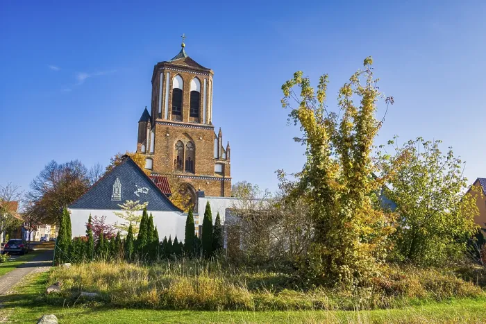 Framed Print : St Stephen's Church, Gartz Oder Print, Brandenburg, Germany Framed Print : St Stephen's Church, Gartz Oder Print, Brandenburg, Germany