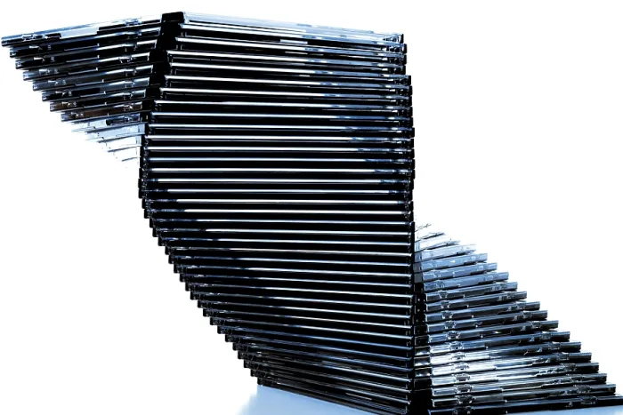 Framed Print : Stack of CDs Print - Music Collection Framed Print : Stack of CDs Print - Music Collection