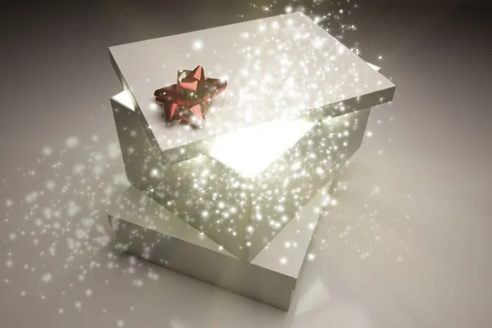 Framed Print : Sparkling Christmas Presents Print Framed Print : Sparkling Christmas Presents Print