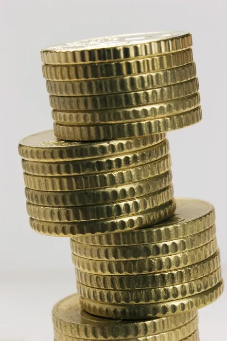 Framed Print : Stack of Coins Print Framed Print : Stack of Coins Print
