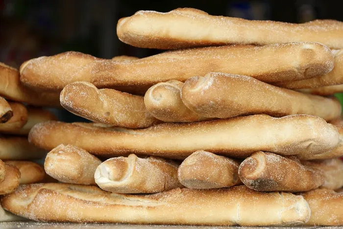 Framed Print : Freshly Baked Baguettes Print, Morocco Framed Print : Freshly Baked Baguettes Print, Morocco