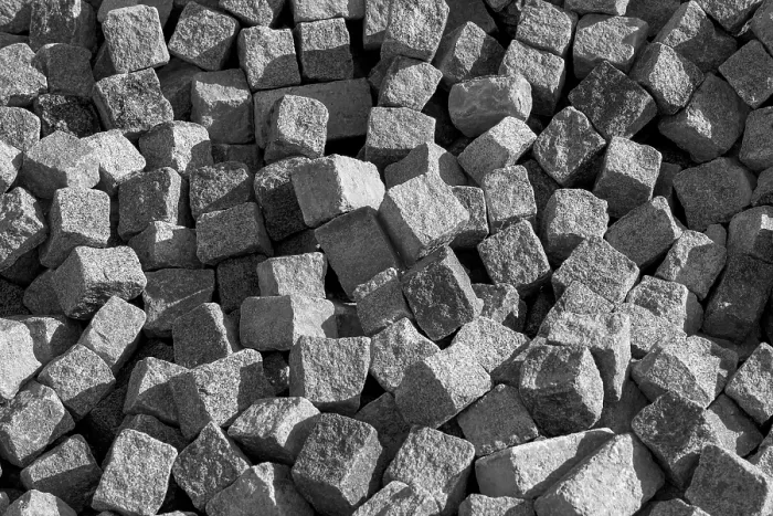 Framed Print : Stack of Paving Stones Print, Upper Austria Framed Print : Stack of Paving Stones Print, Upper Austria