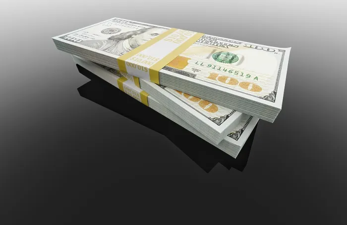 Framed Print : Thirty Thousand Dollars in One Hundred Dollar Bills Print Framed Print : Thirty Thousand Dollars in One Hundred Dollar Bills Print