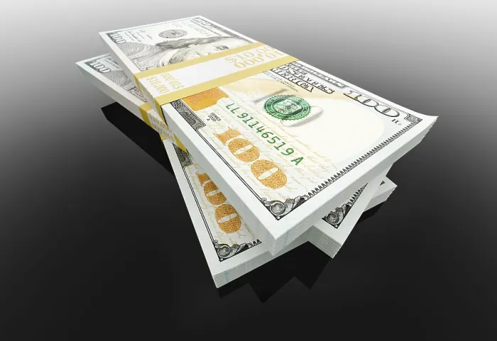 Framed Print : Stack of Thirty Thousand Dollars Print Framed Print : Stack of Thirty Thousand Dollars Print