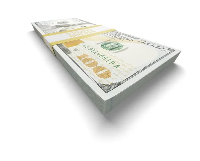 Framed Print : Stack of $10,000 in 100 Dollar Bills Print Framed Print : Stack of $10,000 in 100 Dollar Bills Print