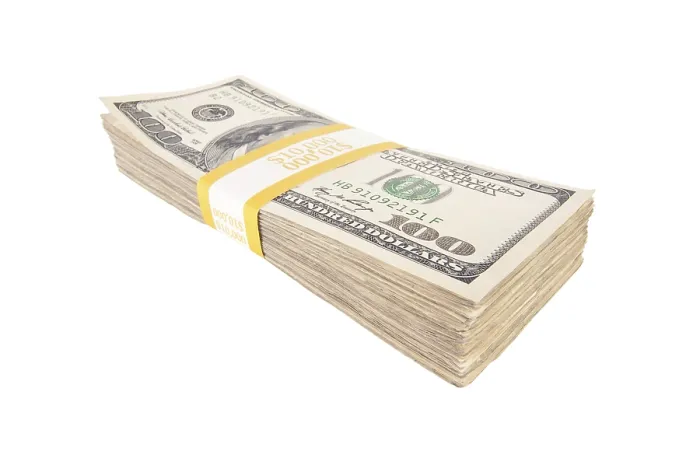 Framed Print : Stack of $10,000 in 100 Dollar Bills Print Framed Print : Stack of $10,000 in 100 Dollar Bills Print