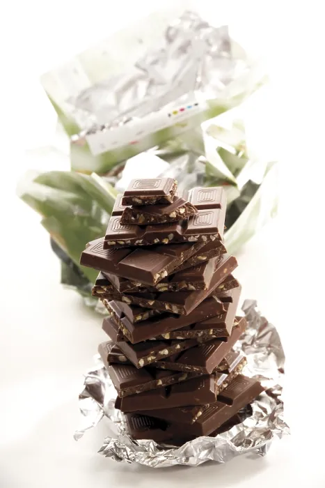 Framed Print : Stacked Chocolate Bars Print Framed Print : Stacked Chocolate Bars Print