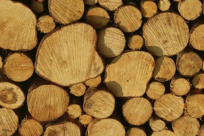 Framed Print : Stacked Logs Print Framed Print : Stacked Logs Print
